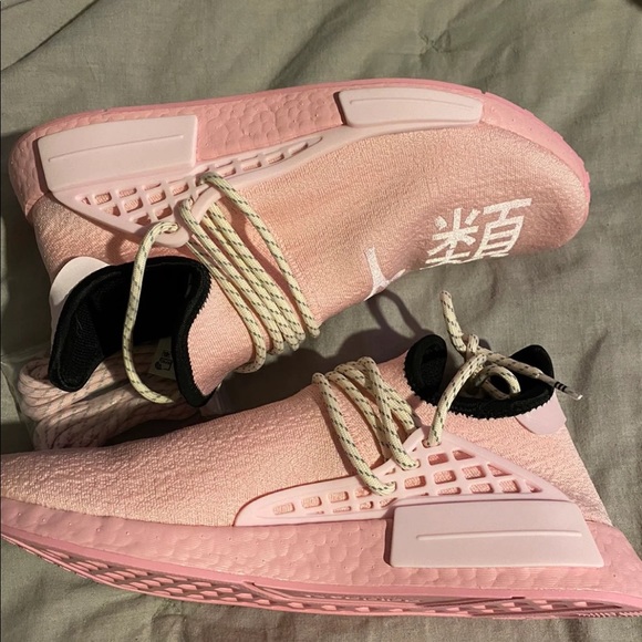 Adidas Pink Hu NMD Pharrell Sneakers - Picture 8 of 14